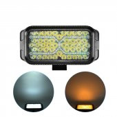 24 cm kayar sinyalli sis lambası adet 12-80v beyaz-amber / LASS330 thumbnail 2