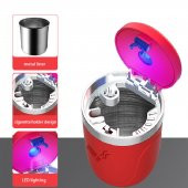 Işıklı küllük otomatik açmalı kırmızı / ICKU53 thumbnail 3