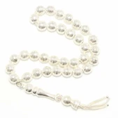 925 Ayar Gümüş 0,8 cm Toplardan Tesbih thumbnail 1