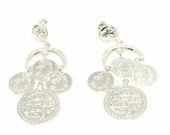 925 Ayar Gümüş Paralı Küpe thumbnail 3