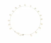 925 Ayar Gümüş Kar tanesi Halhal thumbnail 1