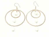 925 Ayar Gümüş Çift Halka Küpe thumbnail 6