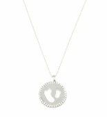 925 Ayar Gümüş Ayak Kolye thumbnail 2