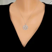 925 Ayar Gümüş Yıldızlı Kolye thumbnail 1