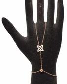 925 Ayar Rose Gümüş Dörtgen Mekik Modeli Şahmeran thumbnail 5