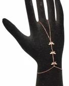 925 Ayar Rose Gümüş 3 Parça Yusufçuk Modeli Şahmeran Bileklik thumbnail 1