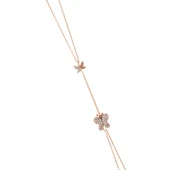 925 Ayar Gümüş Kelebek ve Yusufçuk Modeli Şahmeran, Pembe thumbnail 2