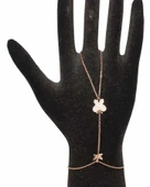 925 Ayar Gümüş Kelebek ve Yusufçuk Modeli Şahmeran, Pembe thumbnail 3