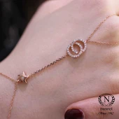 925 Ayar Gümüş Halka Yıldız Taşlı Şahmeran thumbnail 1