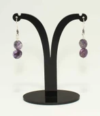 925 Ayar Gümüş Ametist Küpe thumbnail 5