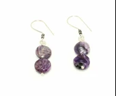 925 Ayar Gümüş Ametist Küpe thumbnail 3