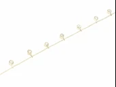 925 Ayar Gümüş Taşlı Halhal thumbnail 4