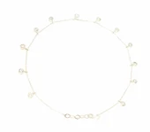 925 Ayar Gümüş Taşlı Halhal thumbnail 3