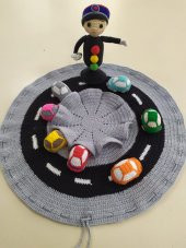 Arabalı Oyun Halısı Amigurumi Organik Oyuncak - 1