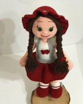 Meral Bebek Amigurumi Organik Oyuncak - 1