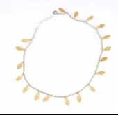 925 Ayar Gümüş 18 adet Oval Telkari Halhal Bileklik thumbnail 7