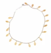 925 Ayar Gümüş 18 adet Oval Telkari Halhal Bileklik thumbnail 1