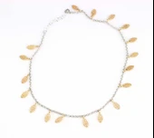 925 Ayar Gümüş 18 adet Oval Telkari Halhal Bileklik thumbnail 4