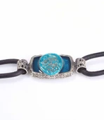 925 Ayar Gümüş Canım Babam Yazılı Derili Erkek Bileklik thumbnail 11