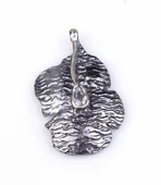 925 Ayar Gümüş Taşlı Yaprak Kolye Ucu thumbnail 1