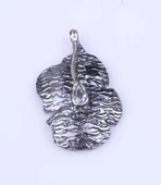 925 Ayar Gümüş Taşlı Yaprak Kolye Ucu thumbnail 2