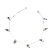 925 Ayar Gümüş Çam Ağacı ve Kozalak Halhal thumbnail 2