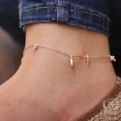 925 Ayar Gümüş Çam Ağacı ve Kozalak Halhal thumbnail 6