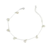 925 Ayar Gümüş Midye Kabuğu Halhal thumbnail 2