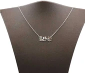 925 Ayar Gümüş Kayak Aşıklarına Özel Kolye thumbnail 4
