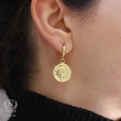 925 Ayar Gümüş Bereket Simgesi Küpe thumbnail 3