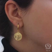 925 Ayar Gümüş Bereket Simgesi Küpe thumbnail 6