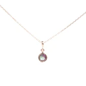 925 Ayar Gümüş Mistik Topaz Kolye thumbnail 2