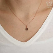 925 Ayar Gümüş Mistik Topaz Kolye thumbnail 5