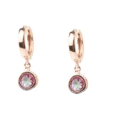 925 Ayar Gümüş Mistik Topaz Taşlı Küpe thumbnail 2