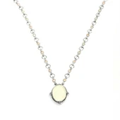 925 Ayar Gümüş Sitrin Taşlı Antik Bizans Kolye thumbnail 5