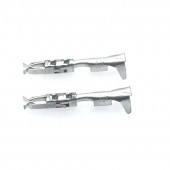 Fiatextra 100Adet Otomobil Body Soket Pin (19.2x2.2x2.2mm) - 2