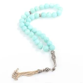 925 Ayar Gümüş Amazonit Doğaltaşlı Tesbih thumbnail 1