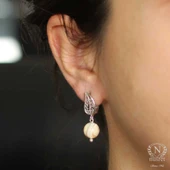 925 Ayar Gümüş Aytaşı Taşlı Küpe thumbnail 5