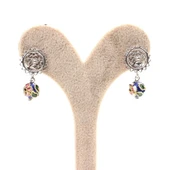 925 Ayar Gümüş Mineli Toplu Küpe thumbnail 2