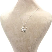 925 Ayar Gümüş Eşek Model Kolye thumbnail 4