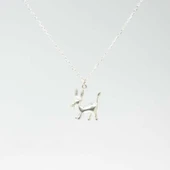 925 Ayar Gümüş Eşek Model Kolye thumbnail 2