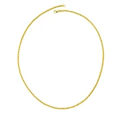 925 Ayar Gümüş Halat Zincir Kolye thumbnail 1