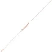 925 Ayar Gümüş Zirkon Taşlı 7 Sıra Suyolu Bileklik thumbnail 2