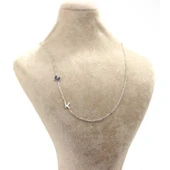 925 Ayar Gümüş 2 Harf Kolye thumbnail 3