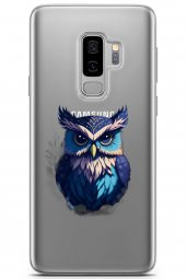 Samsung Galaxy S9 Plus Kılıf Orijinal Seri Others 22 Sert Baykuş Şeffaf Kap - 1