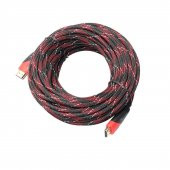 15 Metre 1080P HDMI Kablo TV Bilgisayar Uydu Projeksiyon Full HD Görüntü Ses Aktarma Kablosu - 1
