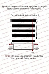 Gri Zebra Stor Perde - 4