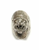 Aslan Başı Modeli Gümüş Erkek Yüzük thumbnail 1