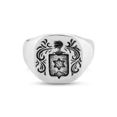 925 Ayar Gümüş Şövalye Model Yüzük thumbnail 6