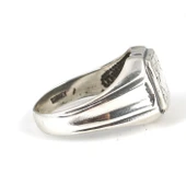 925 Ayar Gümüş Karo Yüzük thumbnail 4